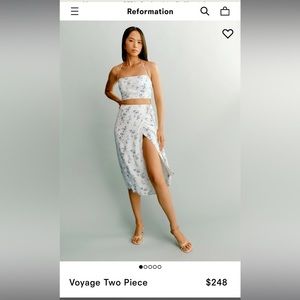 NEW Reformation Voyage Two Piece Size 2